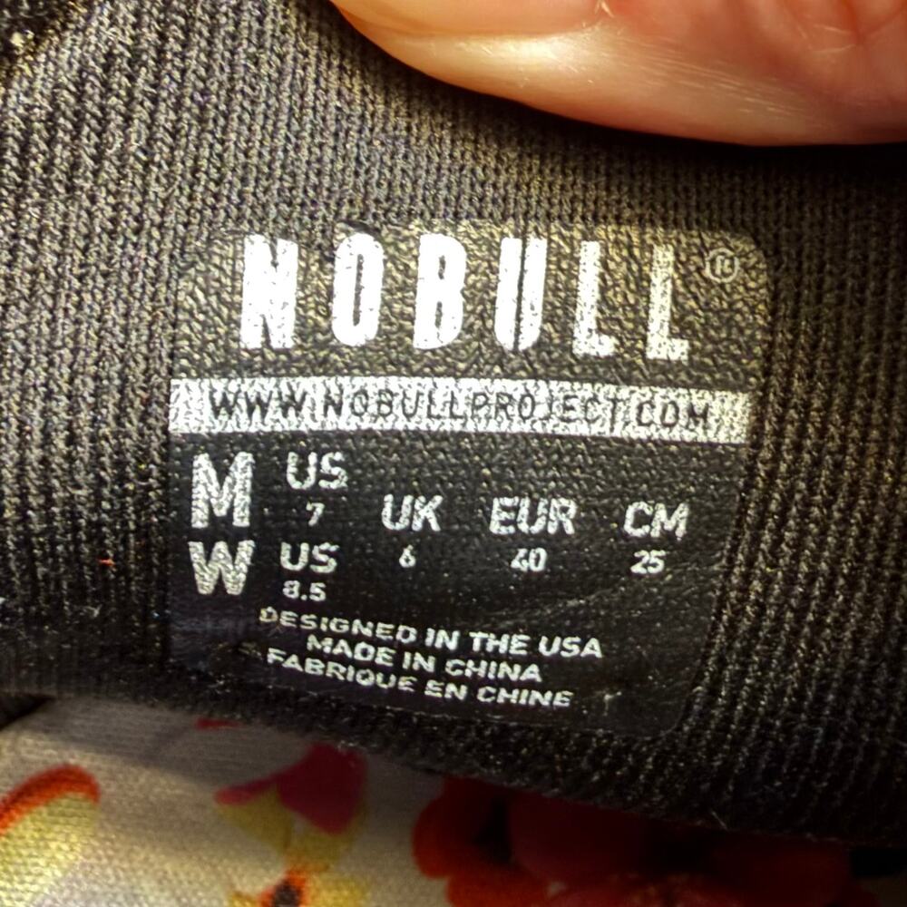 NOBULL Outwork High-Top Trainer CrossFit Shoe Black Floral Women US 8.5 EU 40 - Picture 7 of 10